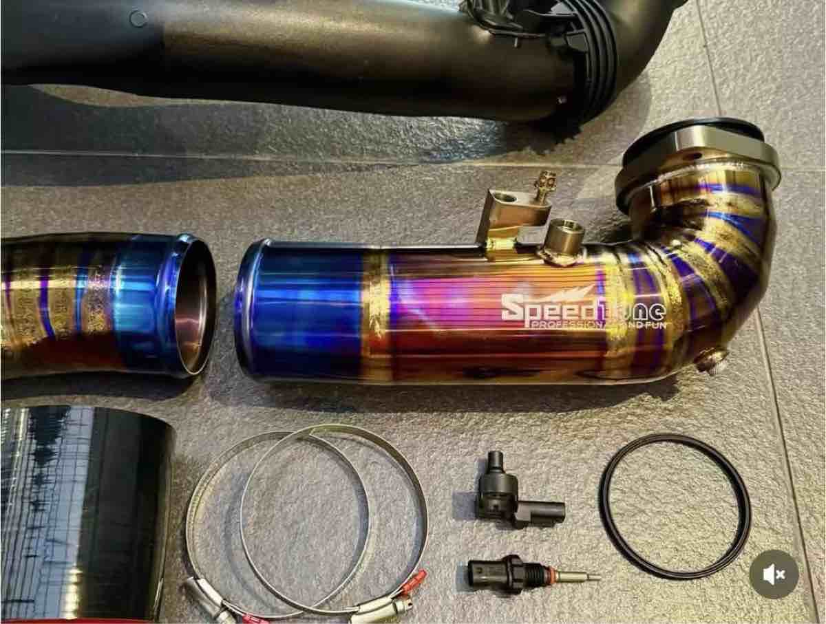 B58 Titanium Turbo Pipe